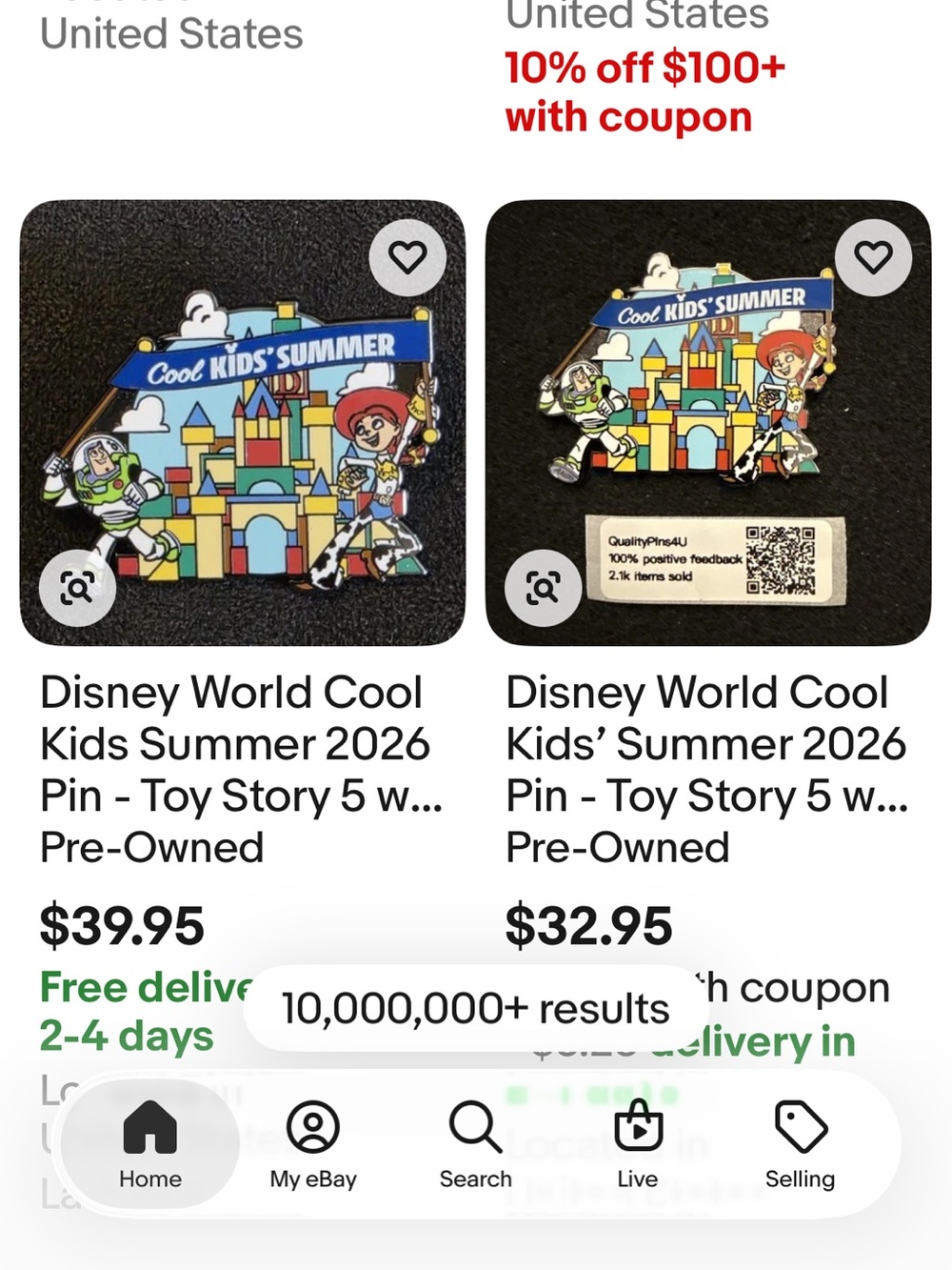 Disney World Cool Kids Summer 2026 Pin - Toy Story 5 with Buzz & Jessie 26’ - Picture 4 of 8